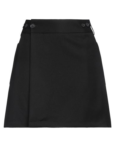 Dolce & Gabbana Woman Mini Skirt Black Size 16 Wool