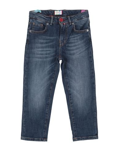 Baronio Toddler Boy Jeans Blue Size 4 Cotton, Elastane