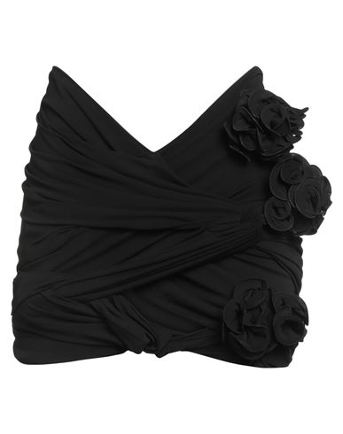 Magda Butrym Woman Mini Skirt Black Size 6 Viscose, Polyester, Elastane In Black