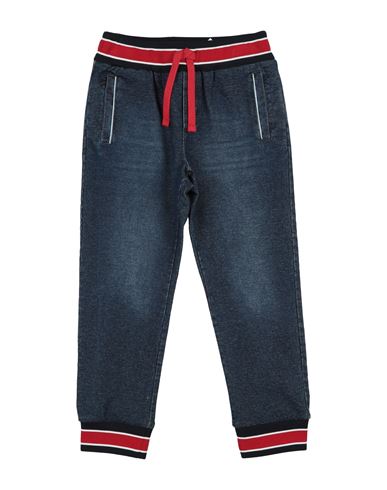 Dolce & Gabbana Toddler Boy Pants Blue Size 4 Cotton, Elastane In Blue