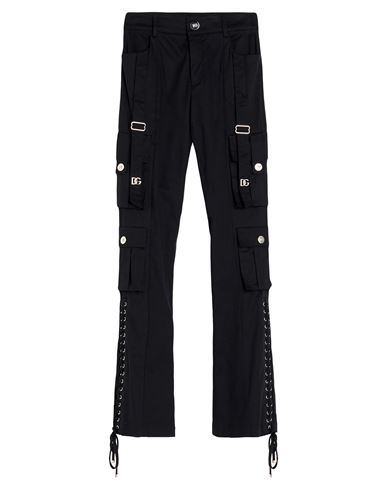 Dolce & Gabbana Woman Pants Black Size 12 Cotton, Elastane