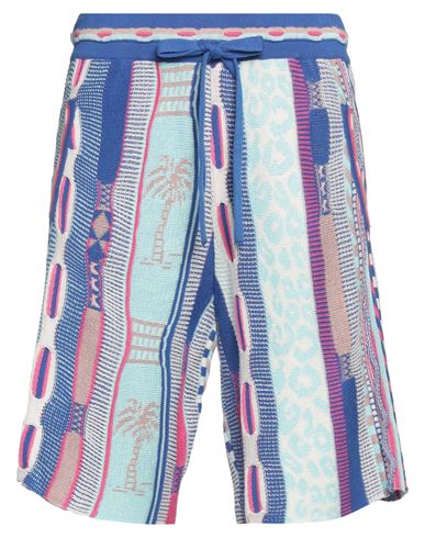 Laneus Man Shorts & Bermuda Shorts Blue Size 32 Cotton