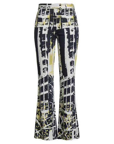 Ottod'ame Woman Pants Bright Blue Size 6 Polyester, Polyamide, Viscose, Elastane
