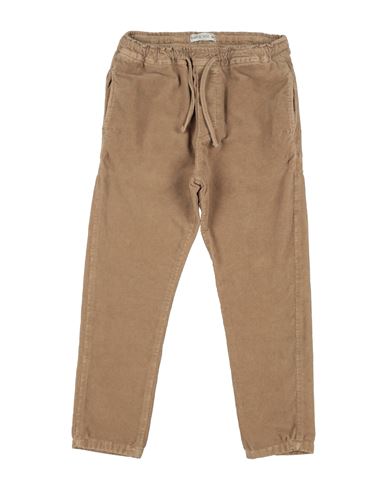 MANUEL RITZ MANUEL RITZ TODDLER BOY PANTS CAMEL SIZE 4 COTTON, ELASTANE 
