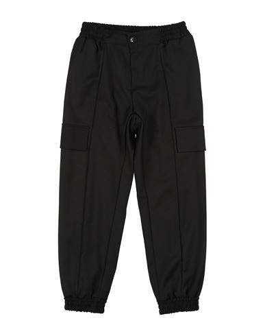 Fun & Fun Toddler Boy Pants Black Size 7 Polyester, Viscose, Elastane In Black