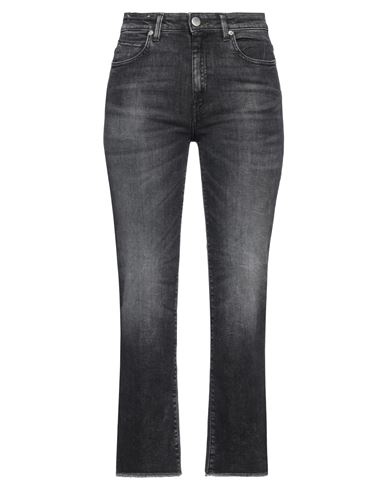 Pt Torino Woman Jeans Charcoal Size 26 Cotton, Elastane