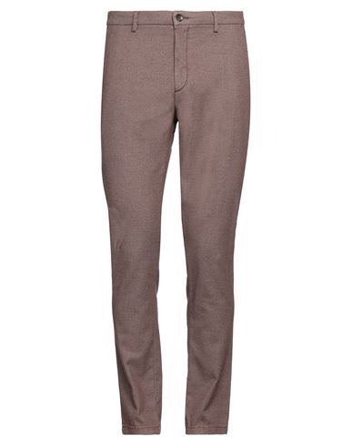 Yan Simmon Man Pants Brown Size 38 Cotton, Polyamide, Elastane