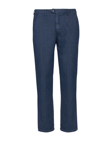 Yan Simmon Man Pants Blue Size 28 Cotton, Elastane