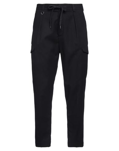 Paolo Pecora Man Pants Midnight Blue Size 38 Polyester, Viscose, Elastane