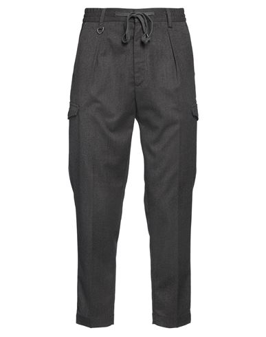 Paolo Pecora Man Pants Charcoal Size 38 Polyester, Viscose, Elastane