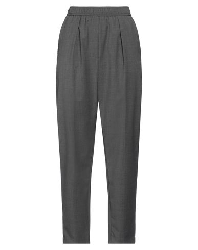 8pm Woman Pants Grey Size Xs Polyester, Wool, Elastane
