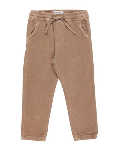 MANUEL RITZ MANUEL RITZ TODDLER BOY PANTS CAMEL SIZE 6 COTTON, ELASTANE 