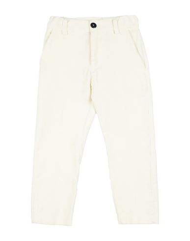 Shop Manuel Ritz Toddler Boy Pants Ivory Size 4 Cotton, Elastane