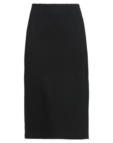 Shop Caractere Caractère Woman Midi Skirt Black Size 8 Viscose, Polyamide, Elastane