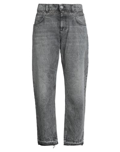 Gaelle Paris Gaëlle Paris Woman Jeans Grey Size 27 Cotton In Gray