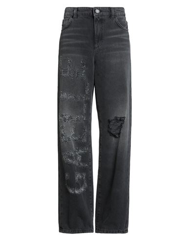 Gaelle Paris Gaëlle Paris Woman Jeans Black Size 27 Cotton In Gray