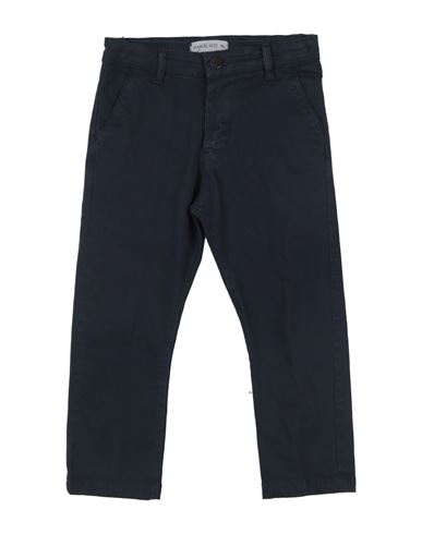 Manuel Ritz Toddler Boy Pants Midnight Blue Size 6 Cotton, Elastane In Blue
