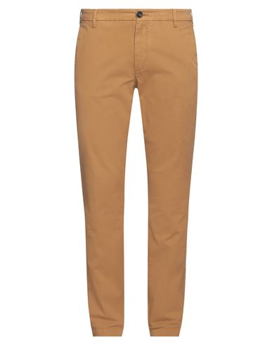 Clark Man Pants Mustard Size 38 Cotton, Elastane