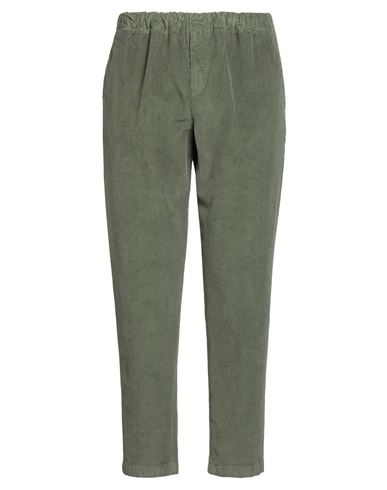 Cruna Man Pants Military Green Size 34 Cotton, Elastane In Green