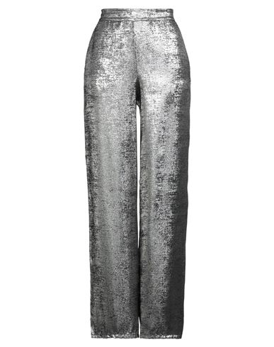 Shop Lou Lou Belle Ville Paris Woman Pants Silver Size Onesize Polyester