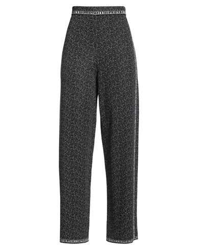MARINA RINALDI MARINA RINALDI WOMAN PANTS BLACK SIZE M VISCOSE, POLYAMIDE 