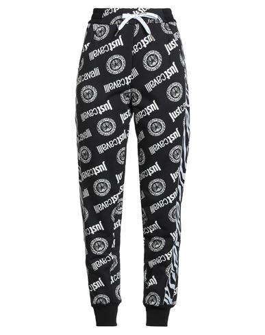 Just Cavalli Woman Pants Black Size S Cotton, Elastane In Black