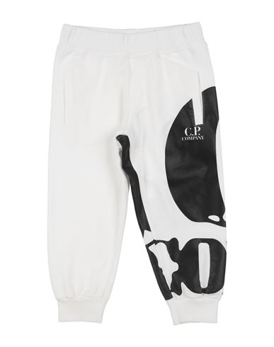 Shop C.p. Company Undersixteen C. P. Company Undersixteen Toddler Boy Pants White Size 4 Cotton, Elastane