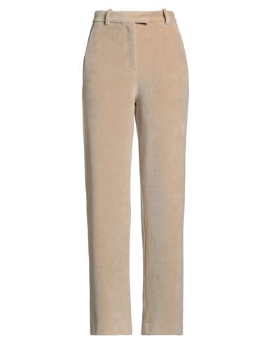 Circolo 1901 Woman Pants Cream Size 12 Cotton, Polyester In Neutral