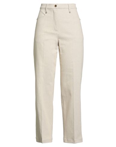 Momoní Woman Pants Beige Size 8 Cotton, Wool, Polyester, Elastane In Neutral