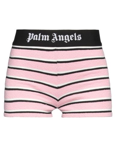 Palm Angels Woman Shorts & Bermuda Shorts Pink Size L Cotton, Polyamide, Polyester, Elastane In Pink