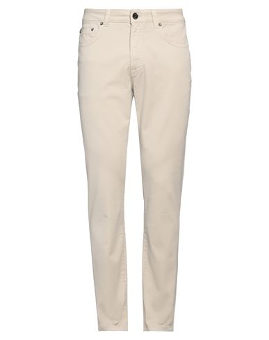 Devore Incipit Man Pants Beige Size 36 Cotton, Elastane