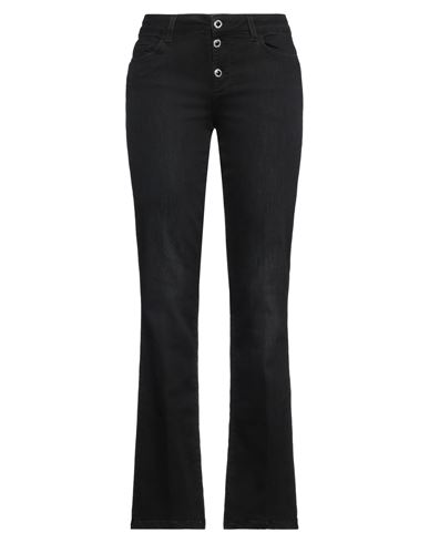 Liu •jo Woman Jeans Black Size 32w-34l Cotton, Elastane