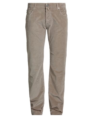Jacob Cohёn Man Pants Taupe Size 32 Cotton, Polyester, Elastane In Gray