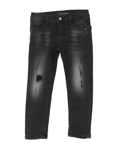 Guess Toddler Girl Jeans Black Size 4 Cotton, Polyester, Elastane