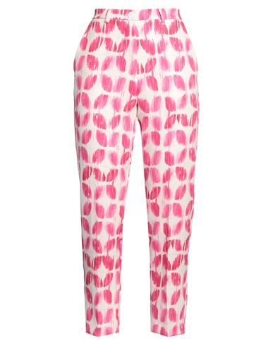 Vicolo Woman Pants Off White Size M Polyester, Elastane