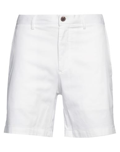 Theory Man Shorts & Bermuda Shorts White Size 33 Cotton, Elastane