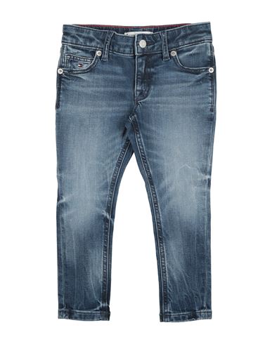 Tommy Hilfiger Toddler Girl Jeans Blue Size 7 Cotton, Lyocell, Elastomultiester, Elastane
