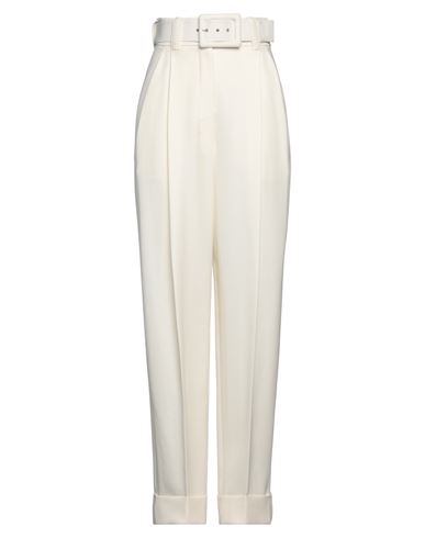 Max Mara Woman Pants Cream Size 6 Virgin Wool