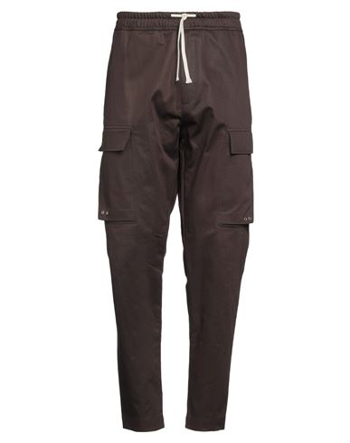 State Of Order Man Pants Dark Brown Size 34 Cotton