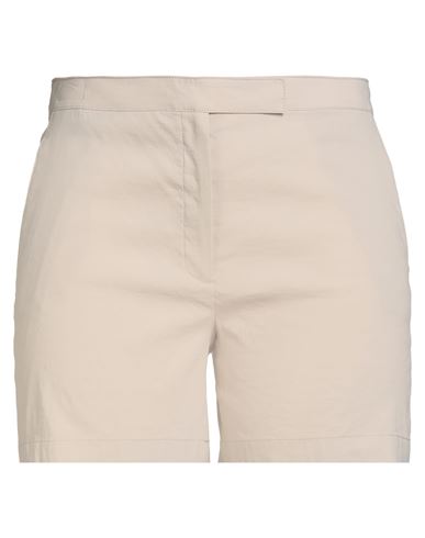Theory Woman Shorts & Bermuda Shorts Beige Size 14 Linen, Viscose, Elastane In Neutral