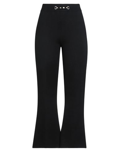 Twinset Woman Pants Black Size L Viscose, Polyamide, Polyester, Elastane In Black