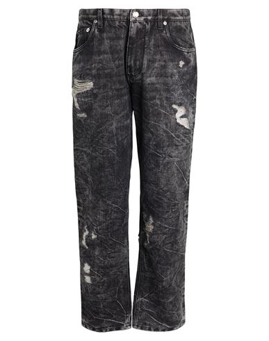 Dolce & Gabbana Man Jeans Black Size 36 Cotton, Rayon, Polyethylene In Black