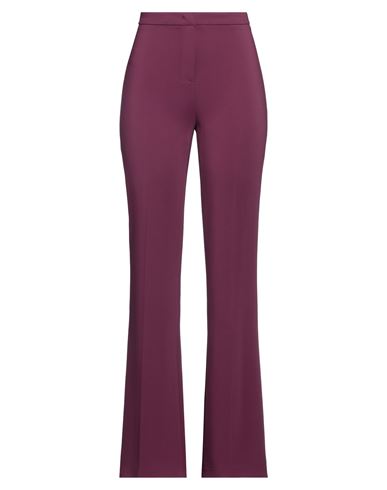 Pinko Woman Pants Plum Size 8 Viscose, Elastane