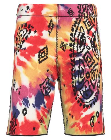 Roberto Collina Man Shorts & Bermuda Shorts Red Size 34 Cotton