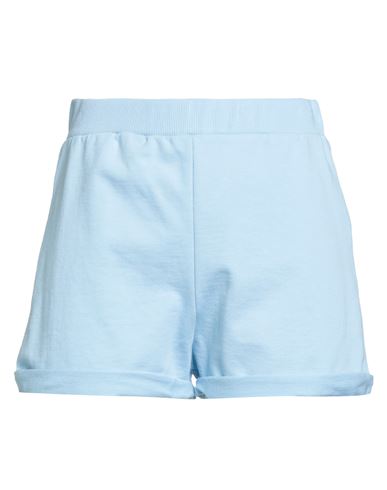 Ragdoll Woman Shorts & Bermuda Shorts Sky Blue Size S Cotton