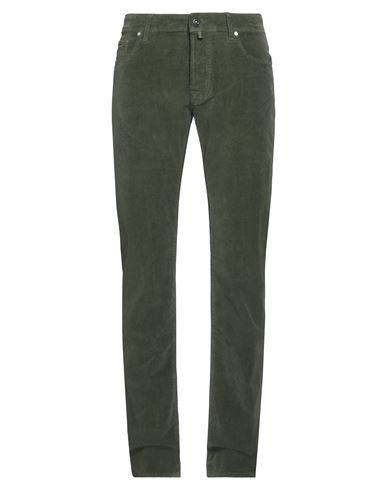 Jacob Cohёn Man Pants Military Green Size 34 Cotton, Elastane