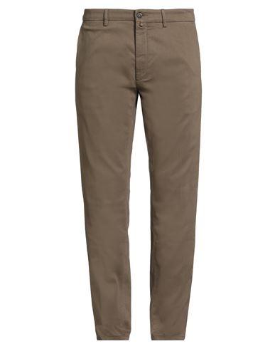 Siviglia Man Pants Brown Size 32 Cotton, Lyocell, Elastane In Brown