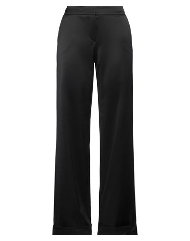 Barba Napoli Woman Pants Black Size 8 Virgin Wool, Viscose