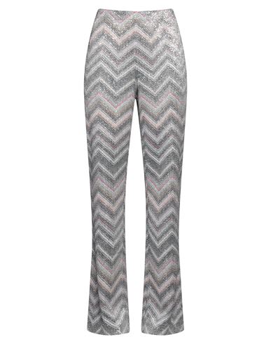Missoni Woman Pants Light Grey Size 10 Viscose, Polyester, Polyamide
