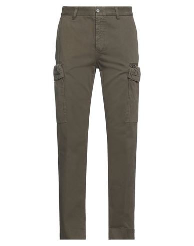 Diesel Man Pants Military Green Size 36 Cotton